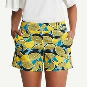 Ann Taylor Factory ADORABLE Lemon Shorts, NWOT, size 8